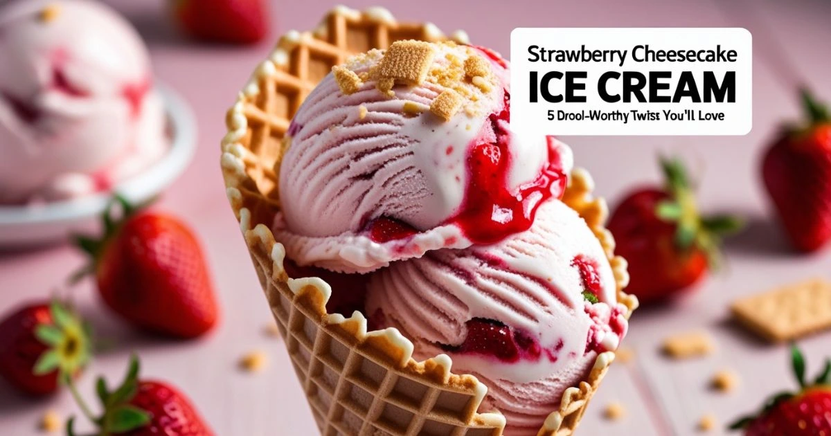 Strawberry Cheesecake Ice Cream
